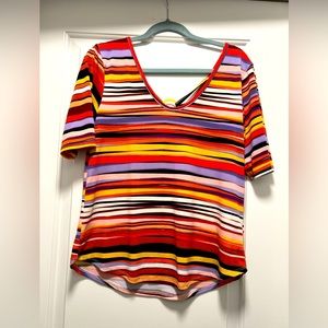 Willow Drive Multicolored Ring Top
